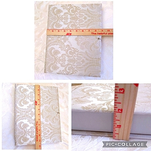 Victoria's Secret KEEPSAKE Floral Linen Box  9"W x 11.5"L x 2"D - Picture 14 of 14